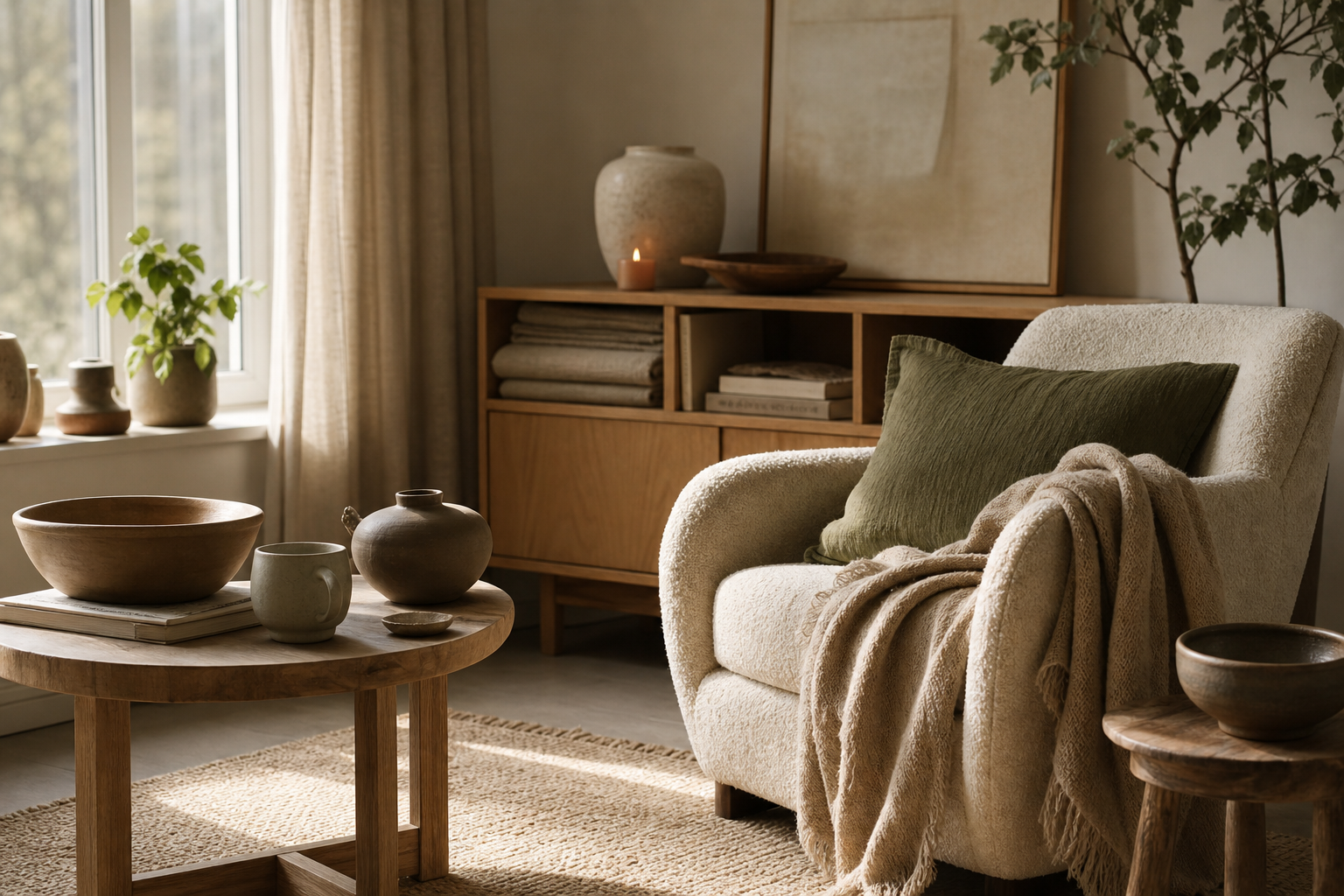 Five ways to layer texture for a calmer room
